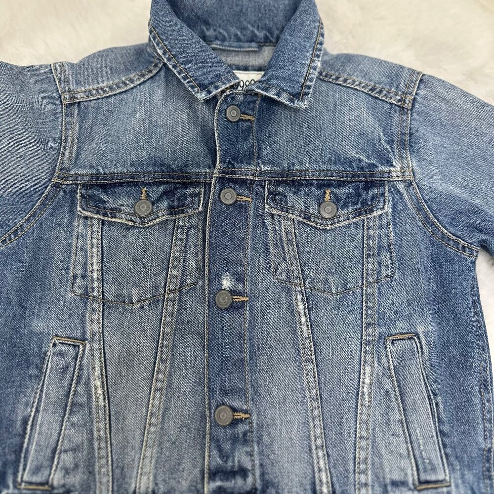 The Children’s Place Boys Blue Denim Jacket - Picture 3 of 11